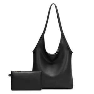 Montana West Slouchy Hobo Bag in brown leather